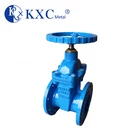 Cast iron BS 5163 non-rising stem screw-in bonnet resilient wedge gate valve