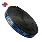 black blue ribbon trim waist belt nylon 25mm Jacquard Webbing band for watch strap