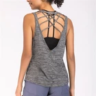 قمم للدبابات racerback المرأة تجريب كمال الاجسام اللياقة الجمنازيوم singlets تحفيزية