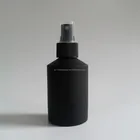 black frosted bakelite glass bottle with mist spray