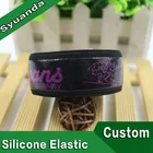 Woven Elastic Elastic Tape Stock Logo Printed Silicone Elastic Tape For Garments Apparel Clothing