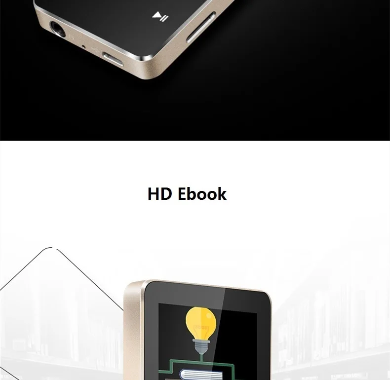 GERUIDA NEW MP3 Bluetooth MP4 Portable Video Player 8GB Metal Music Player With Voice Recorder Support TF Video FM Watch Picture (11)