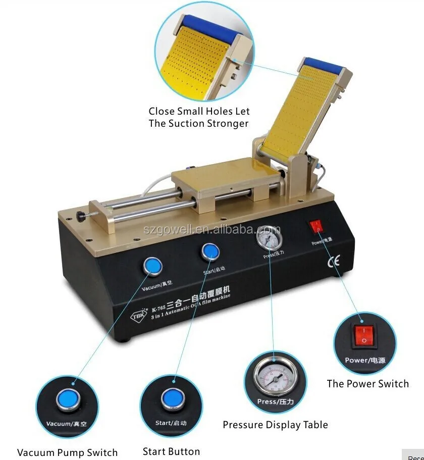 new 3 in 1automotic oca film machine 5