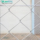 Eco Friendly Galvanized PVC Coated Wire Mesh Chain Link Fence