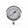 High Quality 2.5'' 4'' 6'' Face Stainless Steel Water Gas Pressure Gauge with oil