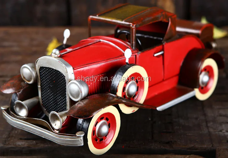 vintage car models/small cars toys iron metal crafts for home