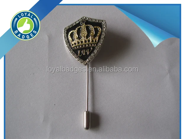 custom logo metal stick pins