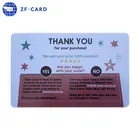Credit Card Size CMYK Offset Printing Plastic PVC Shopping Cards For Thank You Gift Card