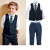 Baby boy wedding suits kids party wear boys dress clothes children's costumes boys clothing stores