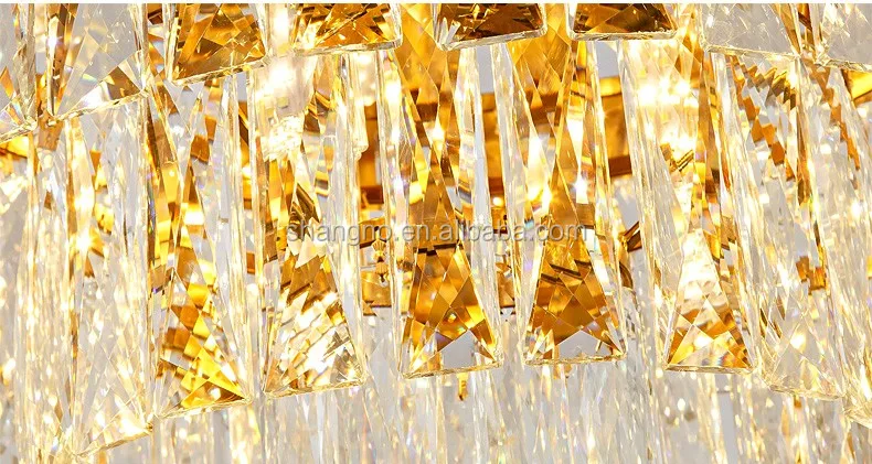 zhongshan high quality indoor spiral golden crystal stairs