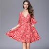OEM Vintage Casual Dress Latest Dress Patterns Ladies Korean Fashion Model Summer Dresses For Women