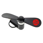 Summer promotional product Custom logo 2 in 1 Portable cooling handy cell phone mini USB fan for iphone Android phone