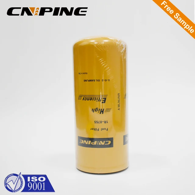 CAT 345 D10 D11 Excavator Fuel Filter 1R0755 Diesel Fuel Filter Assembly For Tractors