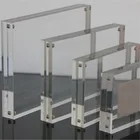 Acrylic transparent clear glass picture frame
