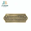 square shaped antique bronze metal die casted name plates