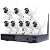 NEW Product !!! wifi 2p2 wireless ip camera kit 8 CH NVR 8CH cctv camera system