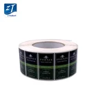 Custom Adhesive High Quality Vinyl full Color Removable Stickers Waterproof Synthetic Paper Label roll