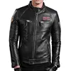 New Product Unique Black Leather Jackets Garment For Men Online Shopping Sale
