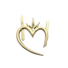 Fashion design provide customized die casting bag metal logo
