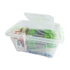 wholesale home utilities storage solution small plastic moving box rectangular small crates