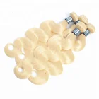 High Quality Cuticle Aligned Malaysian Virgin Human Hair,613 Virgin Hair Body Wave Hair Bundles