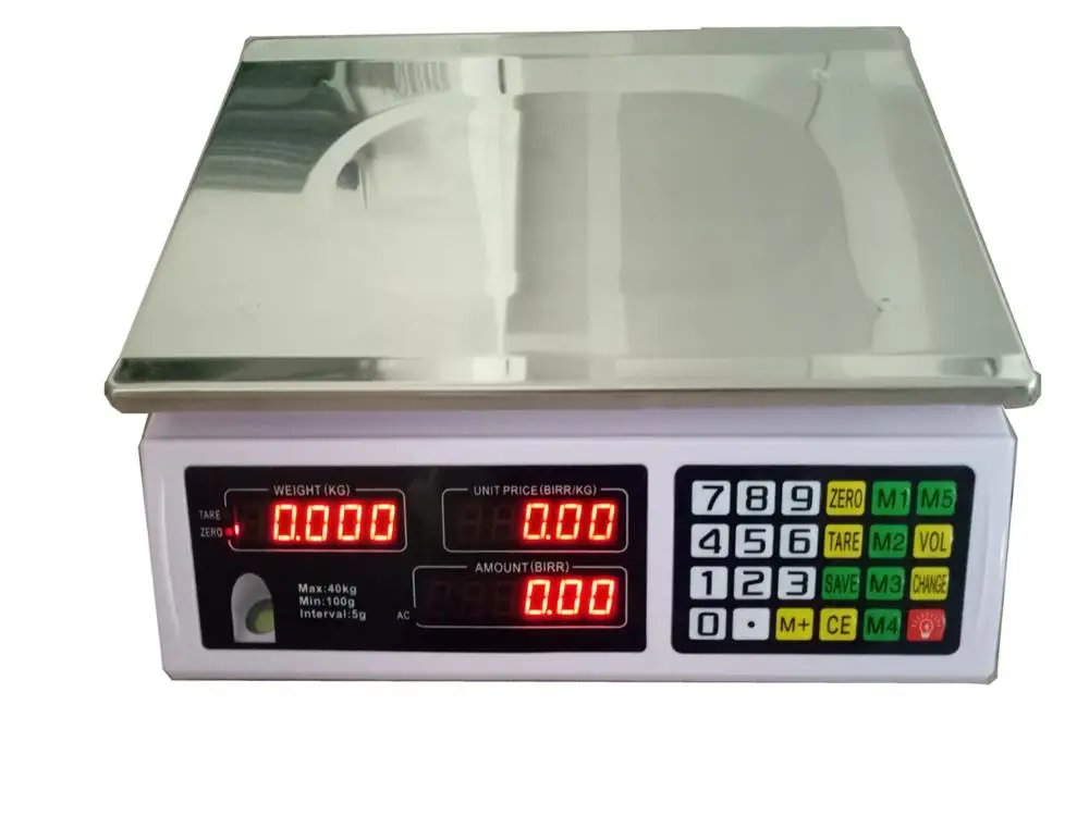 Acs 3kg 6kg 15kg 30kg High Precision Small Electronic Weighing