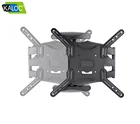 TV Mount for 26-55inch Tv Sets Accessible Tilt Mechanism with 130 degrees Swivel Function Solid Steel Construction