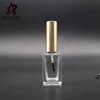custom nail polish oil use 15ml glass empty bottles square art printing gel nail polish bottle with screw cap and brush