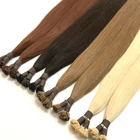Greathairgroup Full Cuticle Kept Hair Keratin Tip Remy Hair Extensions