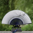 Meilun Art & Craft Chinese Bamboo Folding Hand Fan for Gift Use
