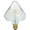 LED-LAMPA E26 E27 2700K WARM WHITE VINTAGE HEART GLASS LED FILAMENT BULB