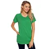 8Color T Shirt Summer Tops Women Casual Short Sleeve Pockets Female Clothes Solid Color O Neck Slim Fit Top Tees Ladies Workwear