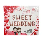 16inch FH New design hote sale sweet wedding foil balloon with card for wedding ceremony decoration