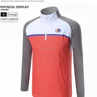 New style micro elastic and breathable long sleeves custom logo mens golf polo T shirt