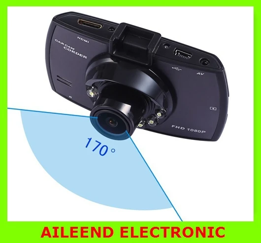 G30 Night Vision Car DVR 1080P 170 Degrees Car Recorder Glass Lens Car Camera DVR Recorder Novatek 96650 With h.264 2.7" Lcd