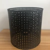 2019 New product top design hotel manufacture hand woven paper black rattan light frame shade lamp