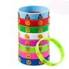 Emotion Silicone Wristbands Bracelets Novelty Emoji Party Supplies Gift for Children