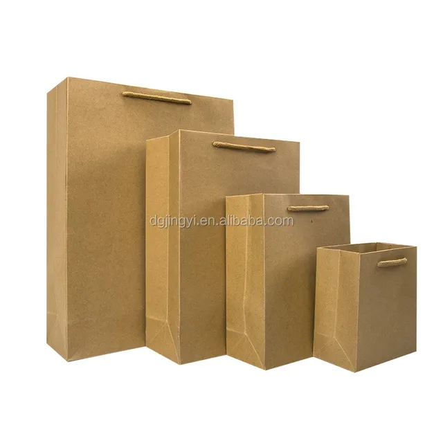 hot sale brown kraft paper cement bag/promotion paper shopping