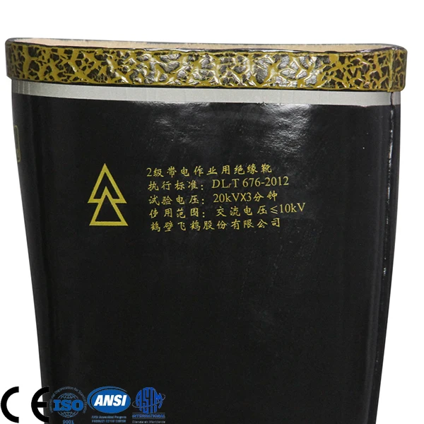 2014 fashion style Good Quality 20 KV Dielectric Insulated Rubber Boots Spring summer autumn winter