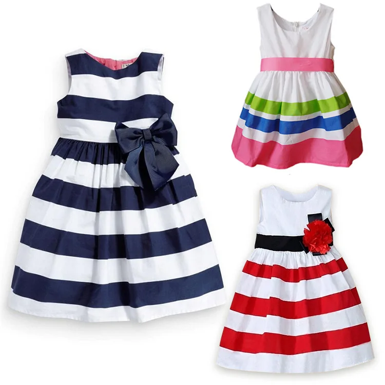 children beautiful dress sleeveless girl party wear dress for wedding party walson