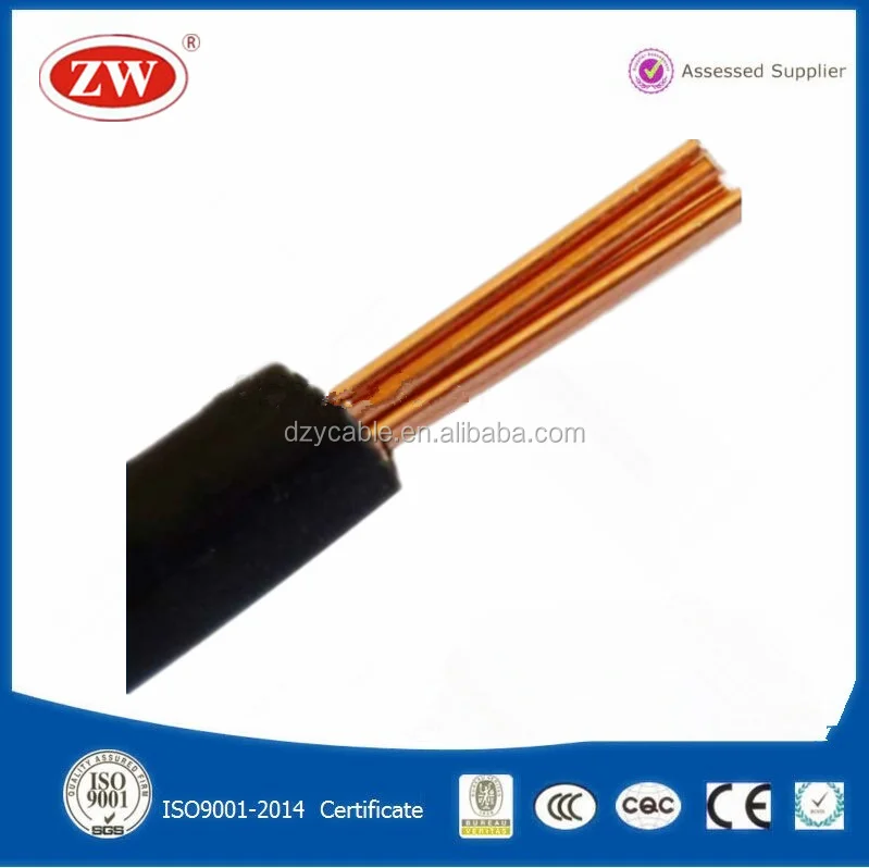 Fil électrique câble hs code1.5mm 2.5 mm PVC isolés câble électrique