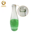 Hot sale glass bottle for alcoholic beverage 330ml with crown cap