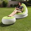 Bestway 75053 Comfort Inflatable Relaxing Single Air sofa Chair + Foot Rest Lounge Seat Sofa
