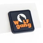 Factory Customized 3D PVC Black Rubber Labels