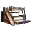 2019 Pink cartoon functional solid wood Kids Bedroom Furniture New Wooden Sepa bunk bed for children