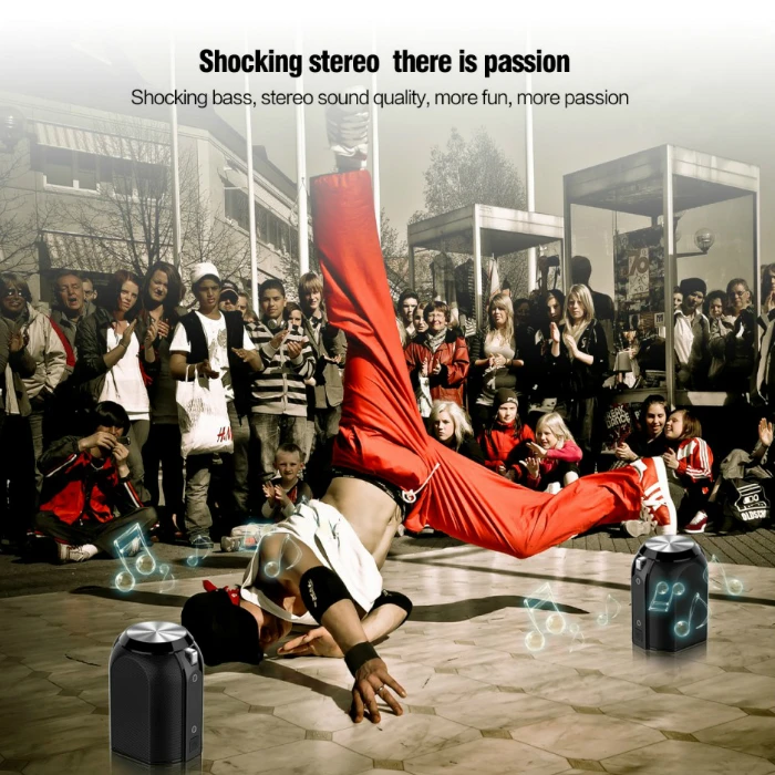 2019 Latest magnetic portable 20W tws waterproof sports bluetooth speaker wireless 4.2 for music with deep bass - ANKUX.COM