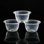 Disposable Noodle Bowl Pet Food Salad Plastic Bowl Fresh Mixed Fruit Cup Bowl Disposable Sauce Cups With Lids