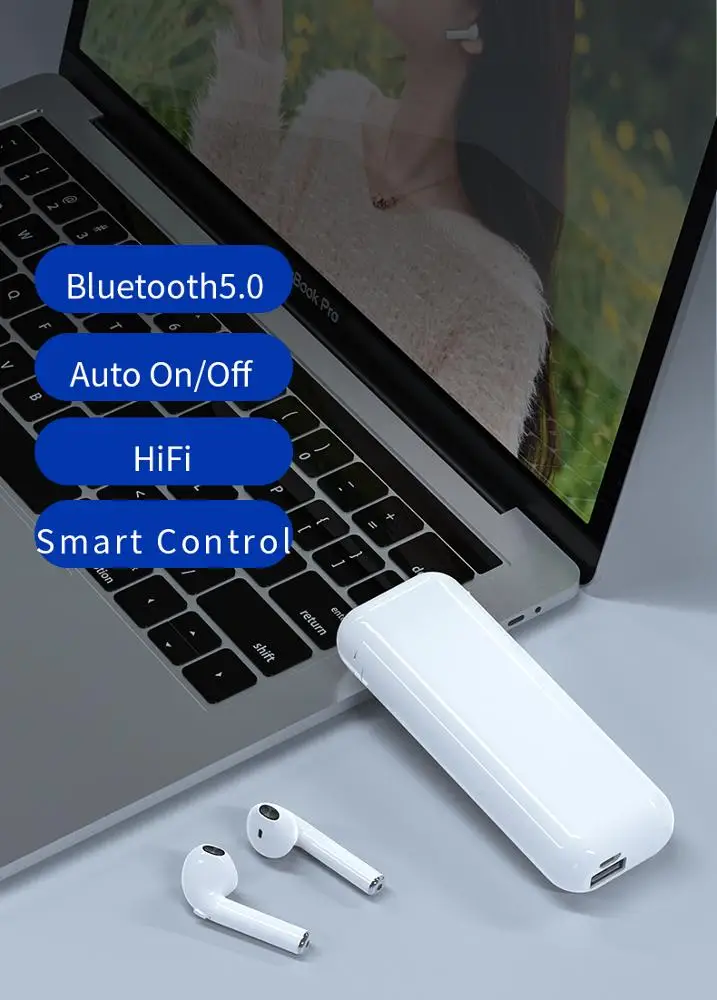 Dual-Ear Wireless Bluetooth Earphones with Charging Case - ANKUX.COM