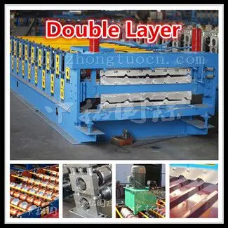 metal roofing galvanized aluminum corrugated steel sheet making machine colored steel wall roof panel cold roll forming machine