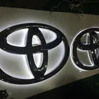 4S Store Shop Chrome Led Lighted All Car Brand Logo led backlit letters